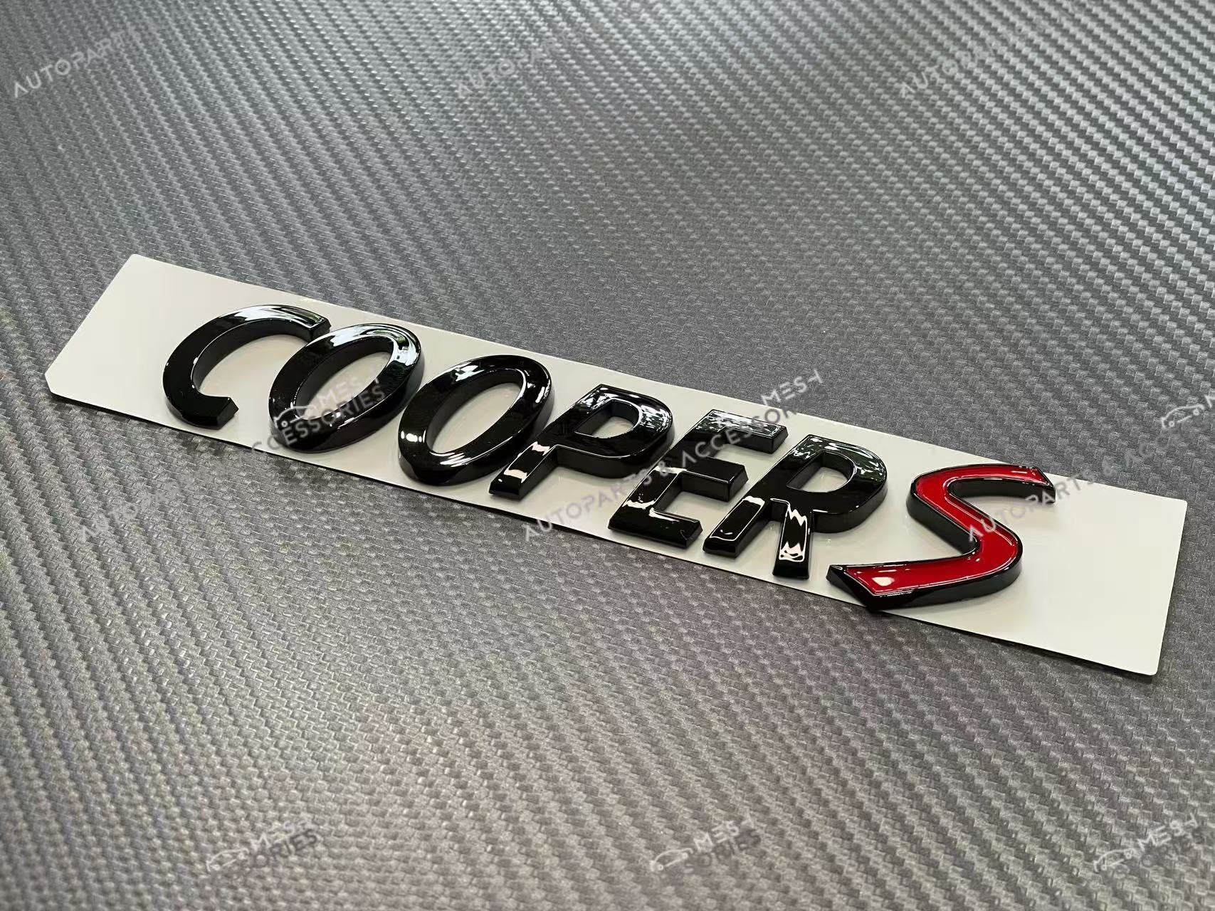 Mesh Autoparts & Accessories Mini Cooper F60 Countryman Gloss Black Emblem Set
